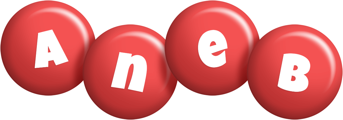 Aneb candy-red logo