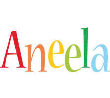 Aneela birthday logo