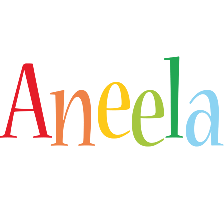 Aneela birthday logo
