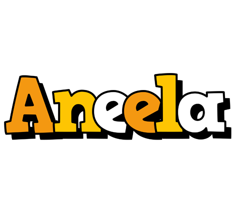 Aneela cartoon logo