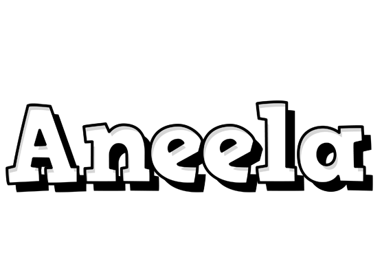 Aneela snowing logo