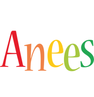 Anees birthday logo