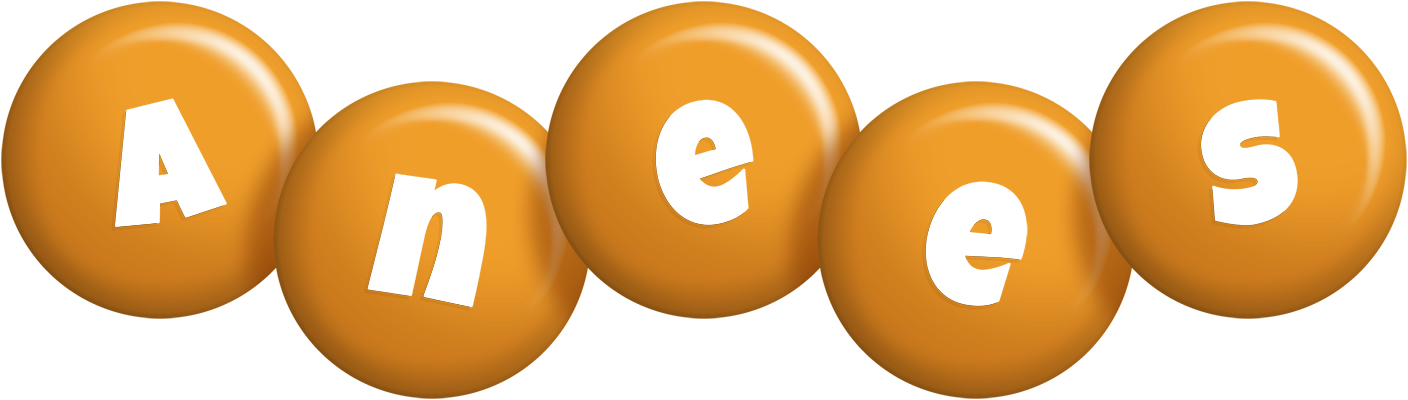Anees candy-orange logo