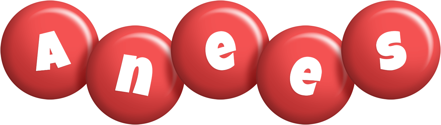 Anees candy-red logo