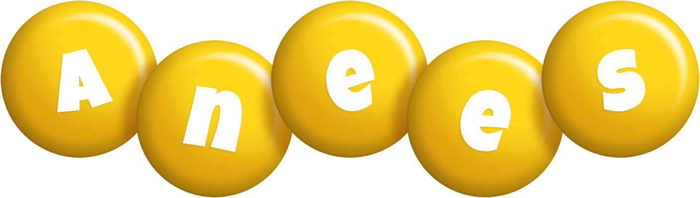 Anees candy-yellow logo