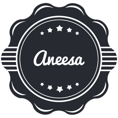 Aneesa badge logo