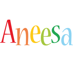 Aneesa birthday logo