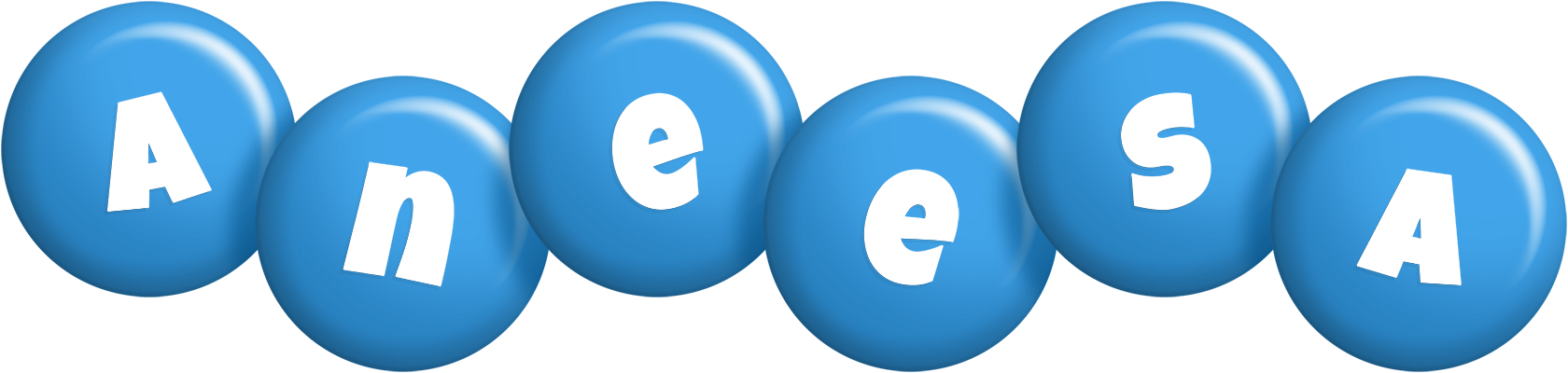 Aneesa candy-blue logo