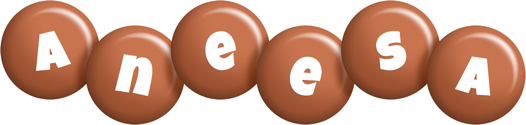 Aneesa candy-brown logo