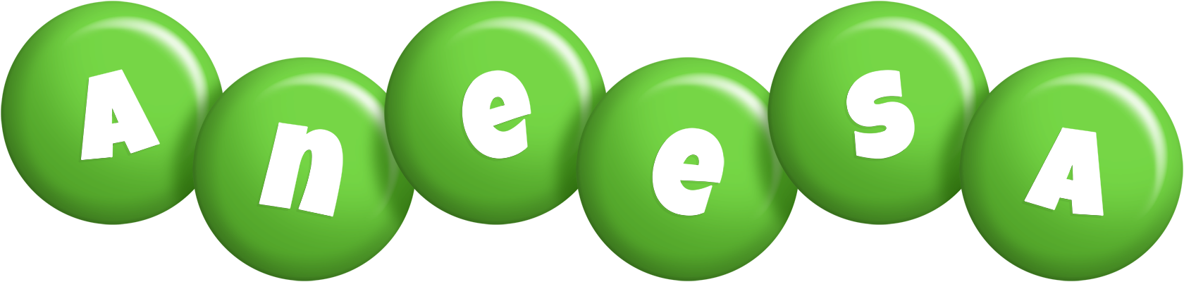 Aneesa candy-green logo