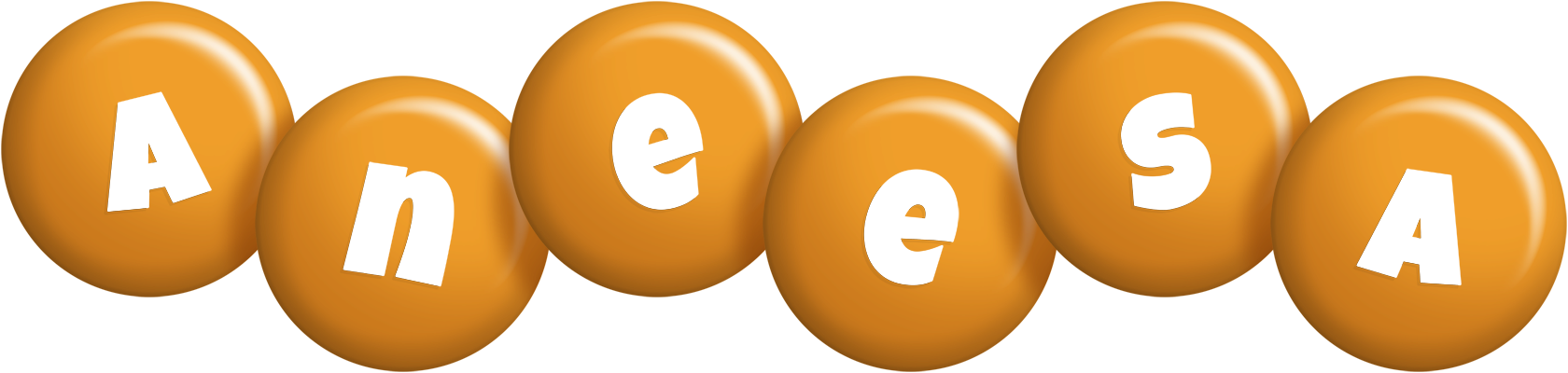 Aneesa candy-orange logo