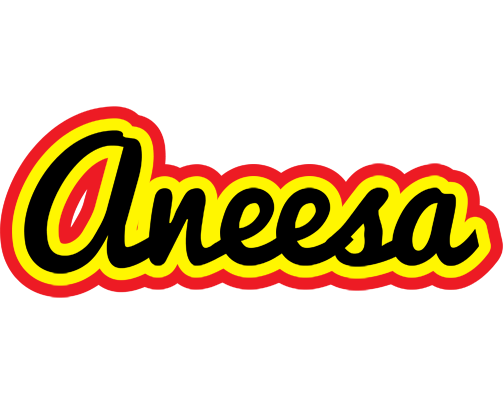 Aneesa flaming logo