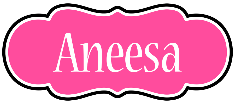 Aneesa invitation logo