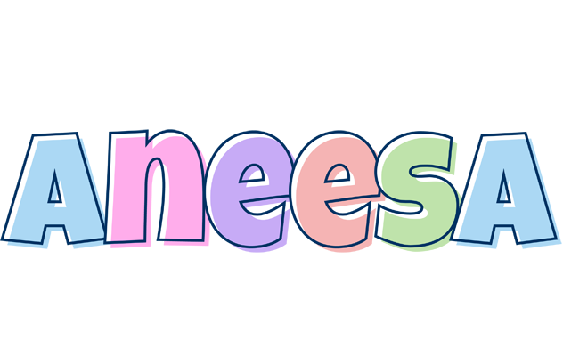 Aneesa pastel logo