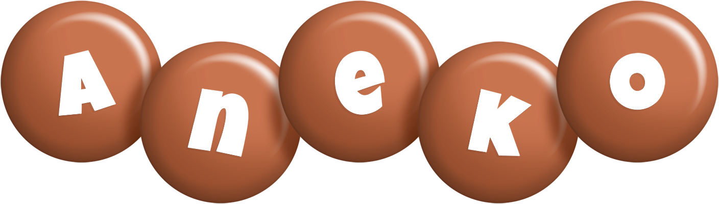 Aneko candy-brown logo