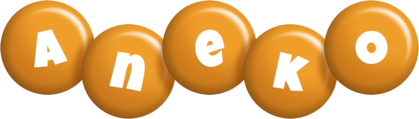 Aneko candy-orange logo