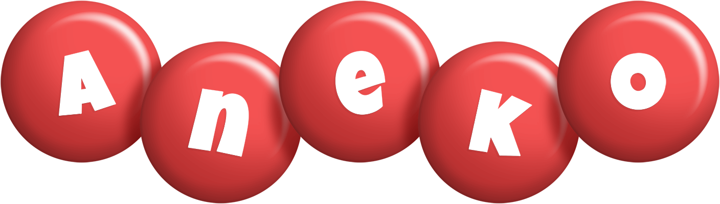 Aneko candy-red logo