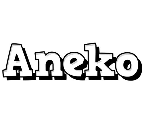 Aneko snowing logo