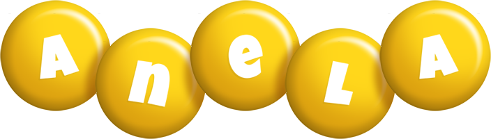 Anela candy-yellow logo