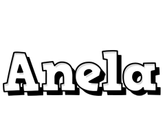 Anela snowing logo