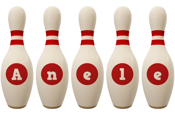 Anele bowling-pin logo