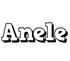 Anele snowing logo