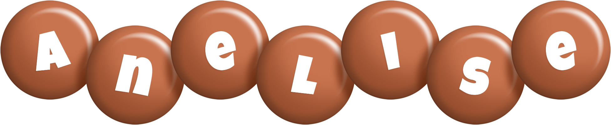 Anelise candy-brown logo