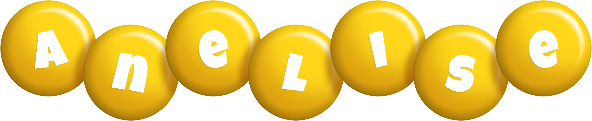 Anelise candy-yellow logo