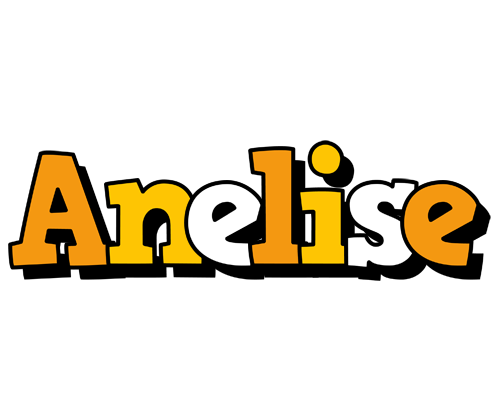 Anelise cartoon logo