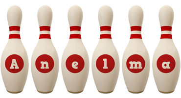 Anelma bowling-pin logo