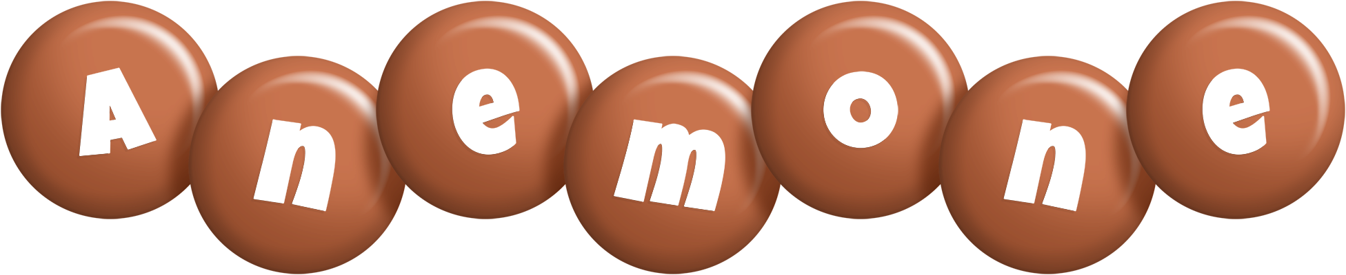 Anemone candy-brown logo