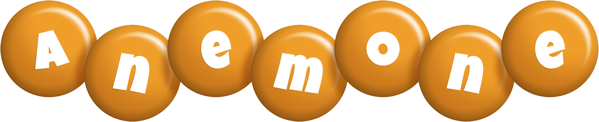 Anemone candy-orange logo