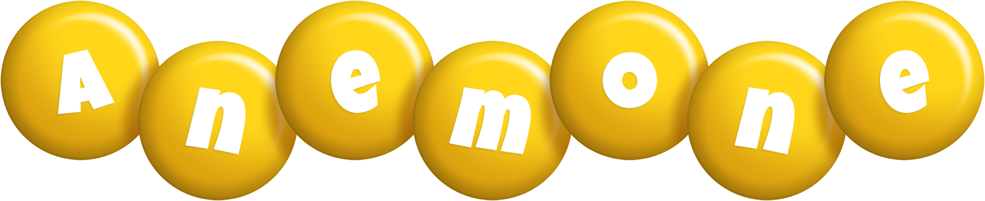 Anemone candy-yellow logo