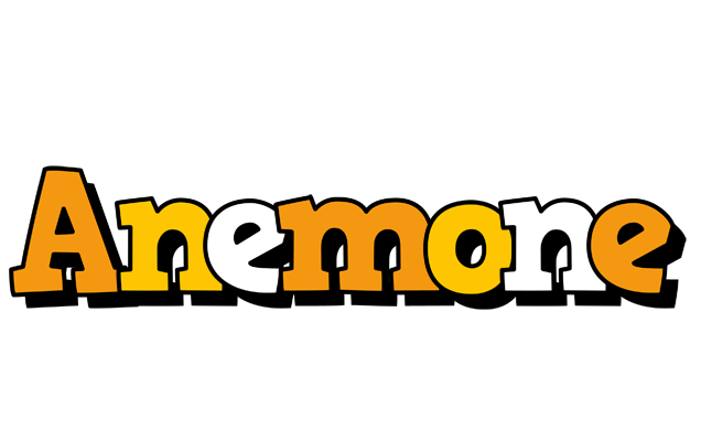 Anemone cartoon logo