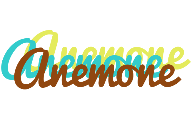 Anemone cupcake logo