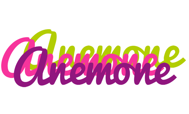 Anemone flowers logo