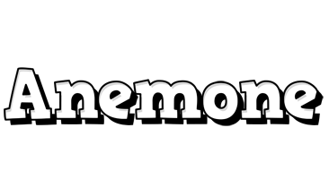 Anemone snowing logo