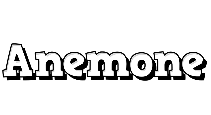 Anemone snowing logo