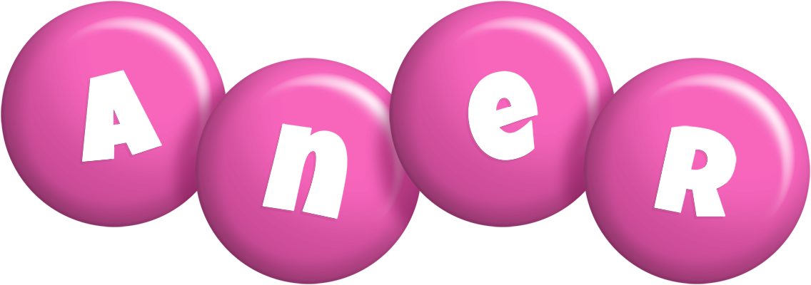 Aner candy-pink logo