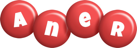 Aner candy-red logo