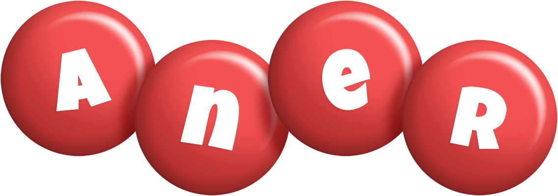 Aner candy-red logo