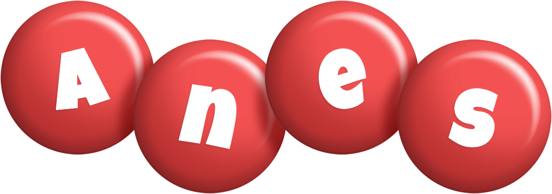 Anes candy-red logo