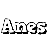 Anes snowing logo