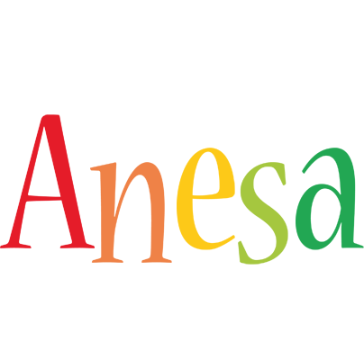 Anesa birthday logo