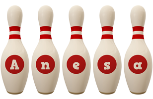 Anesa bowling-pin logo