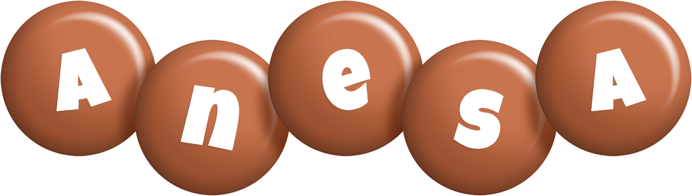 Anesa candy-brown logo
