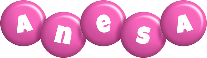 Anesa candy-pink logo