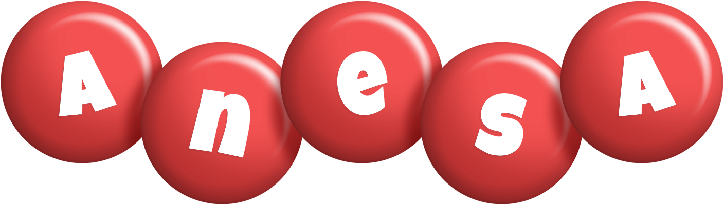 Anesa candy-red logo