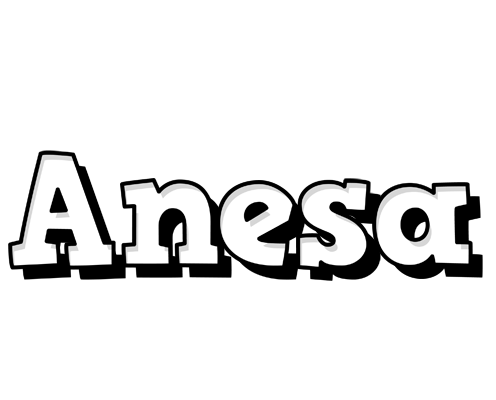 Anesa snowing logo