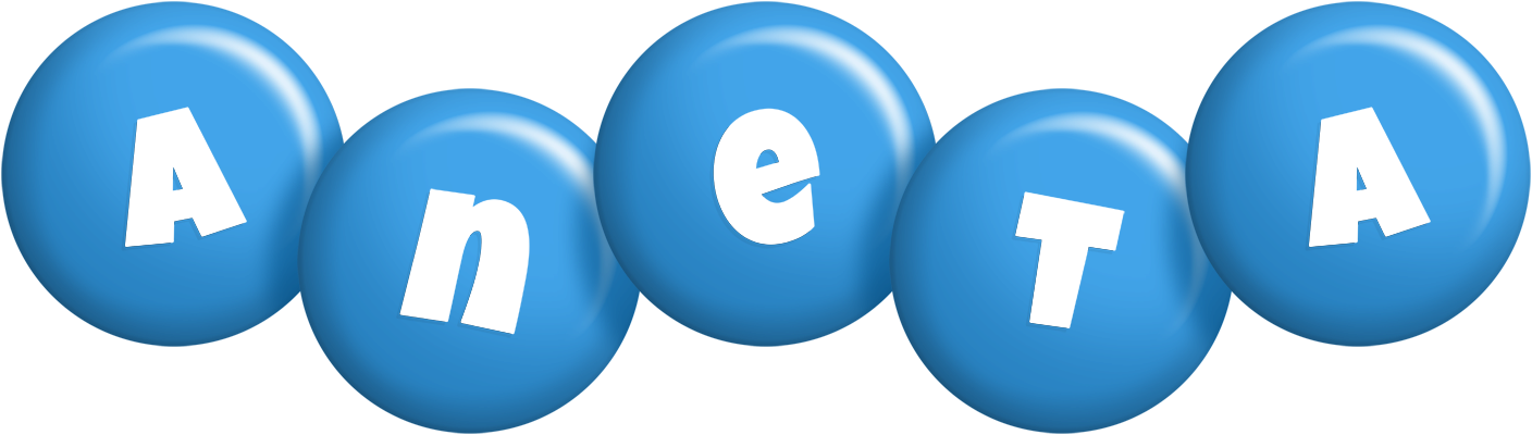 Aneta candy-blue logo
